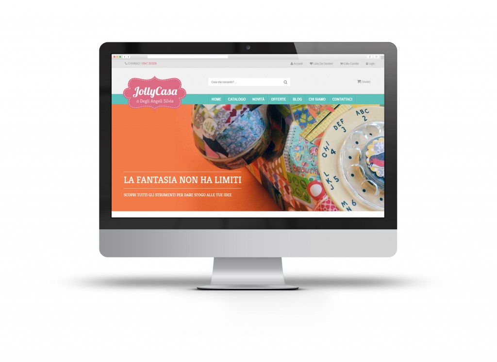 Jolly casa sito web Studio Leonardo digital agency a Cesena